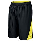 Nike Oregon Ducks Black-Gold Reversible Basketball Shorts