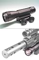 Leapers Xenon Flashlight, 95 Lumens, Integral Weaver Mount, Pressure Switch & Battery