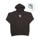 Florida Marlins MLB JV Youth Pullover Hooded Sweatshirt For Kids (Black)