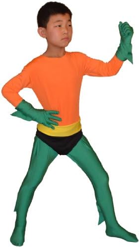 Cozy Age Childrens Open Face Spandex Lycra Zentai Suit Multi-colored,Large