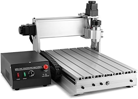 PowerHalo CNC Router Machine Engraver Machine Wood Engraving Machine 3040T 3 Axis Arts Crafts Cutting Tools (30x40cm 3040T 3Axis)