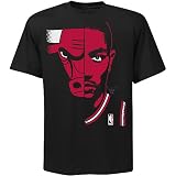 Derrick Rose Chicago Bulls Player face Logo Man T-shirt