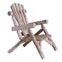 Lakeland Mills Cedar Log Lounge Chair, Natural