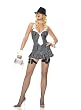 Sexy 2Pc Miss Mafia Gangster Mobster Halloween Costume