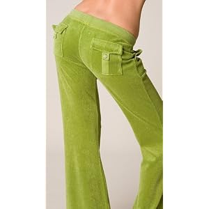 Juicy Couture Mint Tea Cargo Terry Pant