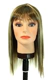 18 Mixed Brown straight synthetic wig