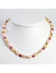 Sterling Silver 18in Multicolor Freshwater Cultured Pearl Necklace