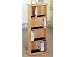 4-tier Dvd Tower with Oak Finish ADS6062