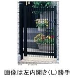 YKK　レスティン門扉11型　07-10　門柱・片開きセット　 　ブラウン