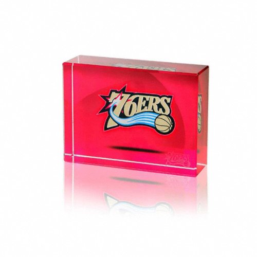 NBA Philadelphia 76ers Shadow Design Team Logo Desk Ornament/Paperweight