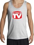 AS SEEN ON TV Funny Television Adult Tanktop - Ash