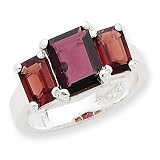 Sterling Silver Rhodolite Garnet Ring