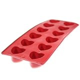 Mini Flexible Heart-Shaped Ice Cube Tray / Gelatin Mold