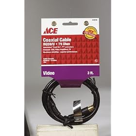 Ace Rg59 Push-On Coaxial Cable (3169166) by Gilmour
