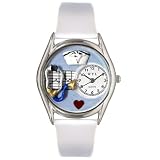Whimsical Watches Women's S0610002 Nurse White Leather Watch