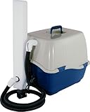 Whisker Vent Odorless Litter Box Through Window Venting System, 12-Feet Vent Hose