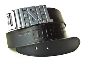 Ceinture Homme Femme cuir Motor Diesel Calapiel boucle fashion acier