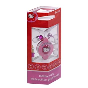 Ingo - HEE020Z - Jeu Électronique - Ecouteurs Rétractables - Hello Kitty Ingo - HEE020Z - Jeu Électronique - Ecouteurs Rétractables - Hello Kitty