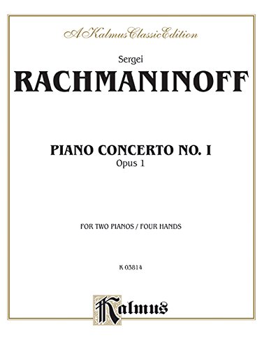 Piano Concerto No. 1 in F-sharp Minor, Op. 1 (Kalmus Edition)