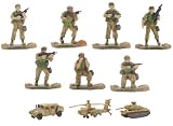 American Heroes Army Men Figures -- Set of 10 Vending Machine Toys