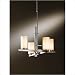Ondrian Four Light Pendant Finish: Mahogany, Shade Color: Pearl
