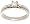14k Two-Tone Gold Princess-Cut Diamond Bridal Set (1/4 ct Center, 1/3 cttw, I Color, I2 Clarity), Size 5