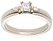 14k Two-Tone Gold Princess-Cut Diamond Bridal Set (1/4 ct Center, 1/3 cttw, I Color, I2 Clarity)
