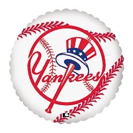 <b>6 Licensed MLB New York Yankees 18" Foil Balloons</b>
