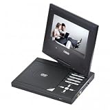 Naxa NPDT-750 7-Inch TFT LCD Swivel Screen DVD Player with Built-In Digital and USB/SD/MMC