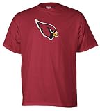 NFL Men's Arizona Cardinals Logo Premier Tee Shirt (Cardinal, Medium)