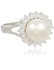 Bella Pearl Halo Pearl Ring