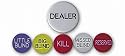 Casino Button Set