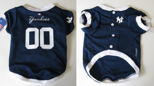 New York Yankees Pet Dog Baseball Jersey SMALL