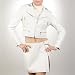 BGSD Women's Cropped Lambskin Leather Motorcycle Jacket