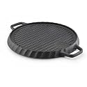 Paula Deen 12-in. Signature Cast Iron Single Burner Reversible Grill/Griddle.