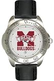 Mississippi State Bulldogs Suntime Sport Leather Mens NCAA Watch