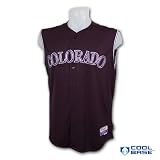 Colorado Rockies Authentic COOL BASE Alternate MLB Baseball Jersey Size 40