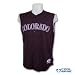 Colorado Rockies Authentic CoolBase Alternate Color Jersey, Size= 52