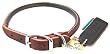 Coastal Pet Circle T Latigo Rolled Leather Dog Collar (16 Inch L x 1/2 Inch W)