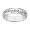 Personalized 5mm. Sterling Silver Band with Message Outside - 7
