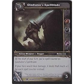 Gladiator's Spellblade - Drums of War - Rare by World of Warcraft Cards
