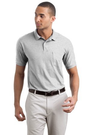Hanes 054P 5.5 oz 50/50 Jersey Pocket Polo