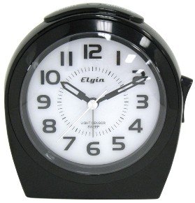 Elgin 3675E Battery-Operated Analog Alarm Clock