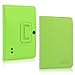 TabSuit Dragon Touch Y88X Plus PU Leather Case Stand Cover for 7'' Dragon Touch Y88X Plus/ Y88X/ Y88, KingPad K70/ K77, NeuTab N7/ N7 Pro, Chromo, ProntoTec, iRulu, Zeepad, Alldaymall w/ Dual Camera (Green)