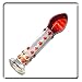 Pyrex Glass Dildo Sex Toy Red Yellow 6850 Glass Dildos
