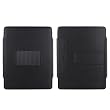 GTMax Black High Quality Premium Leather Carrying Cover Case Folio with Built-in Stand For HP TouchPad