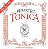 Pirastro Tonica New formula 4/4 Size Violin Strings 4/4 Size Set, Silvery Loop End E