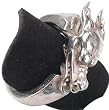 Grinning Lucky Powerful Dragon Pewter Ring