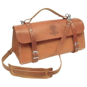 Klein 5108-18 Delux Leather Bag, 18-Inch by Klein