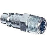 Dixon Valve DCP25 Steel Air Chief Industrial Interchange Air Fitting, Quick-Connect Plug, 3/8" Coupling x 3/8" NPT Male Thread, 70 CFM Flow Rating